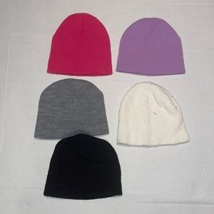 Different colors beanies for toddler